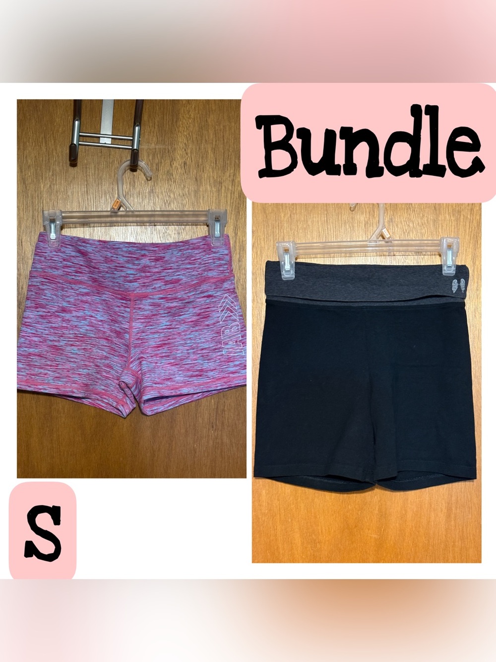Cotton Spandex Athletic Bike Shorts Bundle sz S Like New